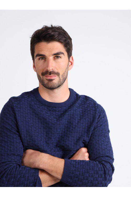 Pull col rond - 1 Monsieur Solfin | Fabriqué en France 2
