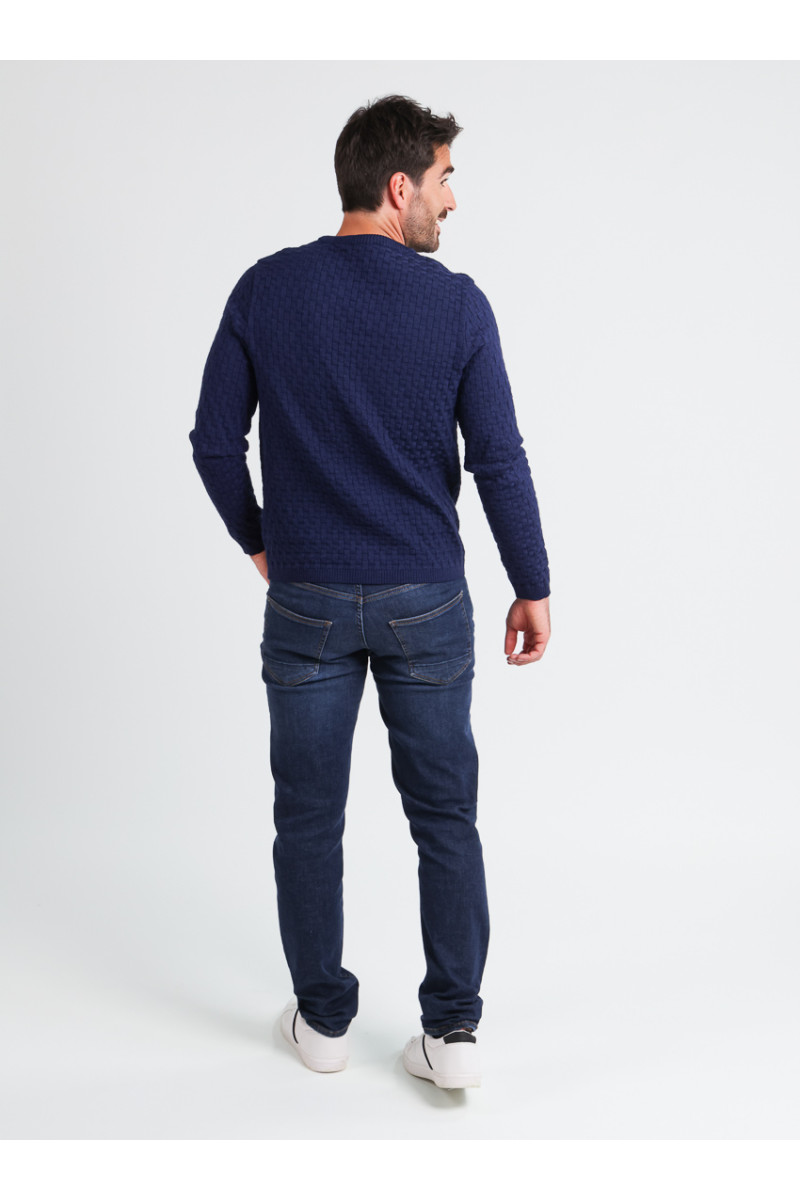 Pull col rond - 12 Monsieur Solfin | Fabriqué en France