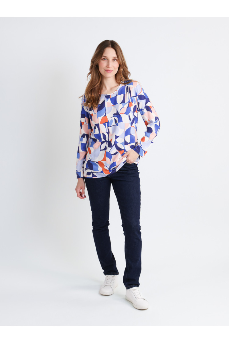 Blouse manches longues viscose - 3 Monsieur Solfin | Fabriqué en France