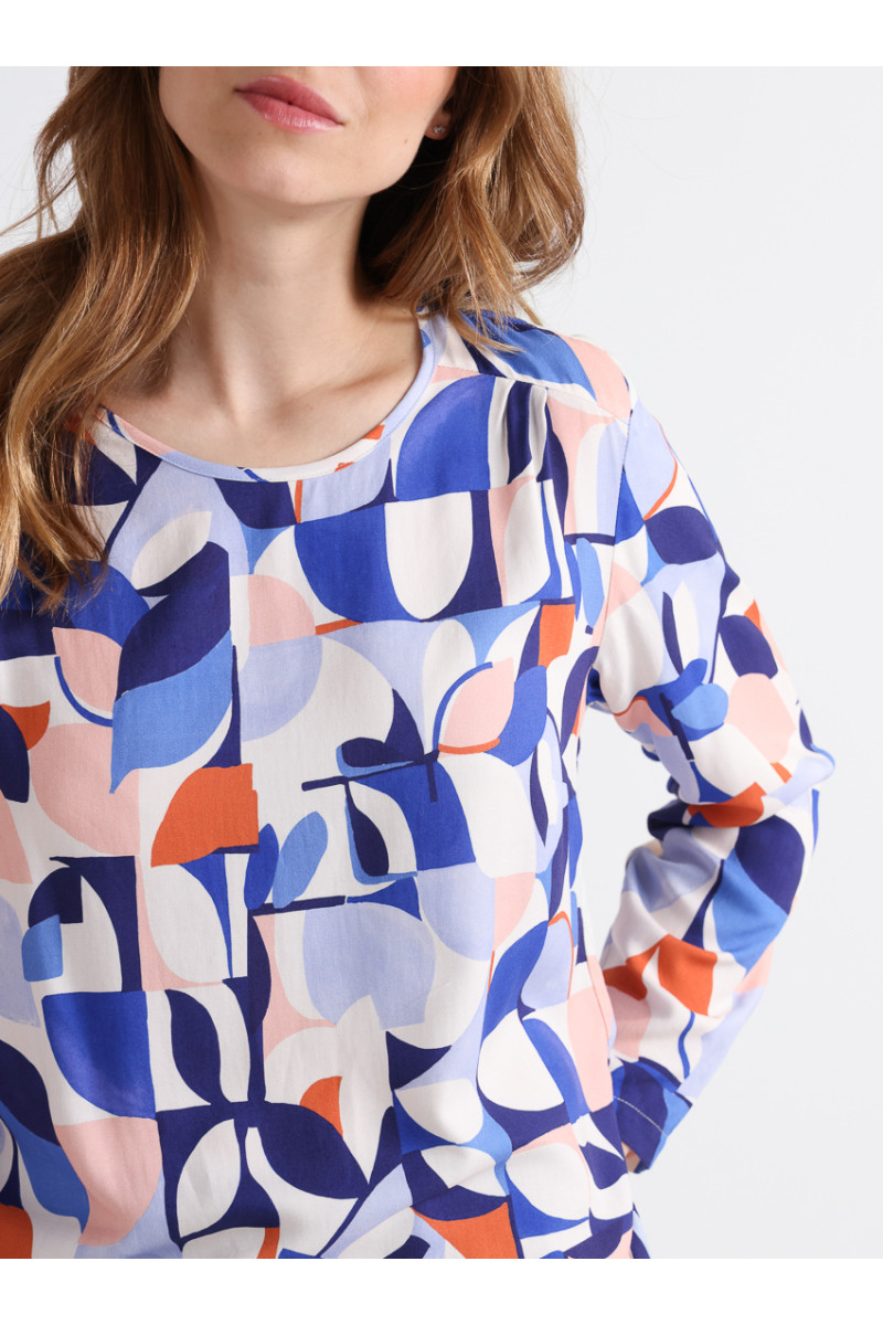 Blouse manches longues viscose - 4 Monsieur Solfin | Fabriqué en France