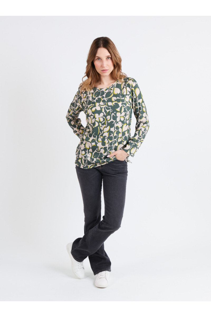 Blouse manches longues viscose - 5 Monsieur Solfin | Fabriqué en France