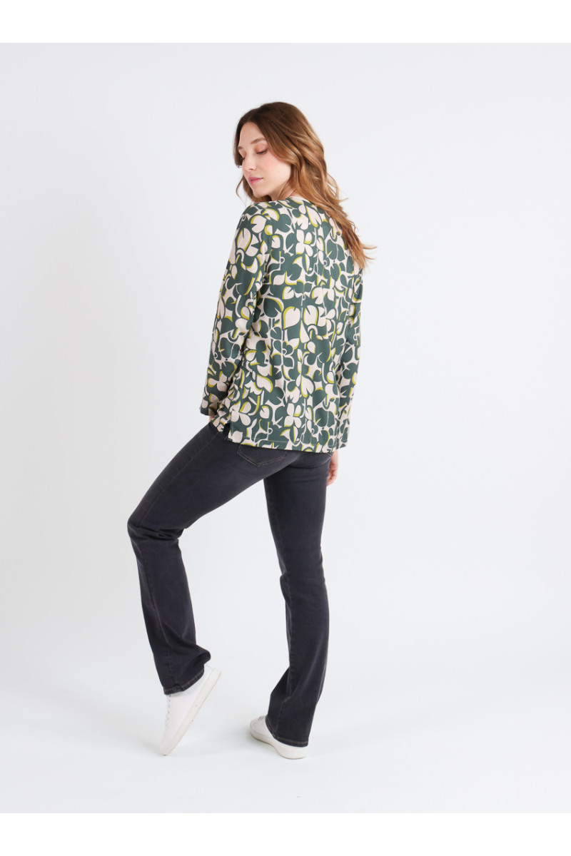 Blouse manches longues viscose - 6 Monsieur Solfin | Fabriqué en France