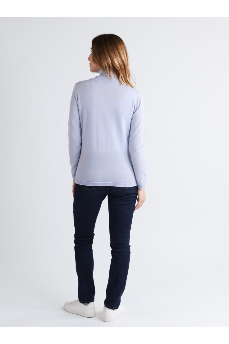 Pull col roulé en laine - 11 Monsieur Solfin | Fabriqué en France