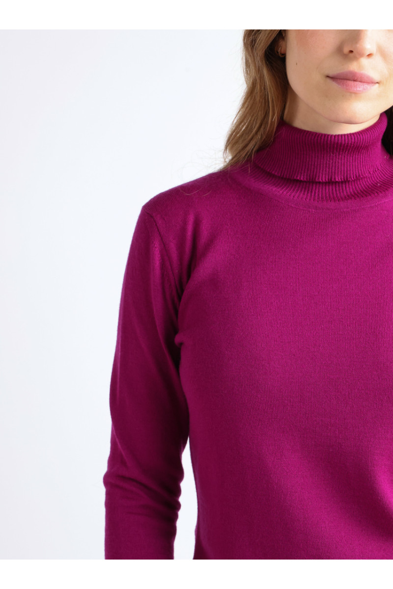 Pull col roulé en laine - 14 Monsieur Solfin | Fabriqué en France