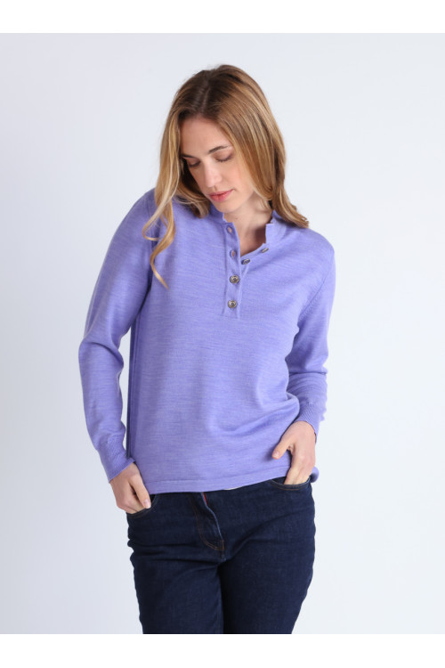 Pull col montant en laine - 1 Monsieur Solfin | Fabriqué en France