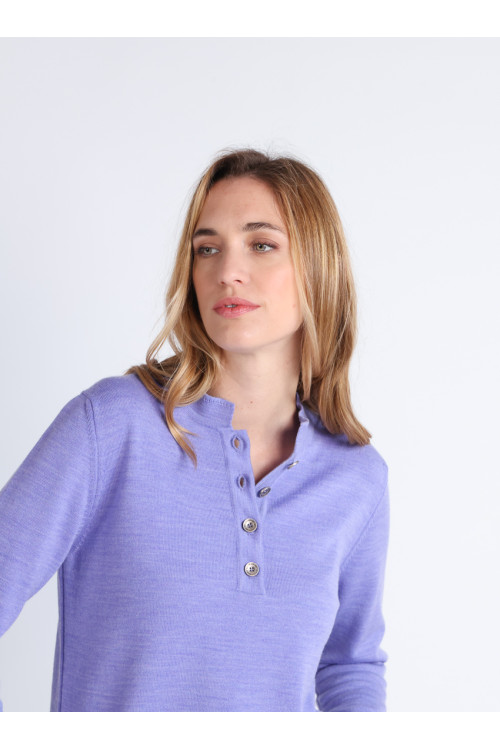 Pull col montant en laine - 1 Monsieur Solfin | Fabriqué en France 2