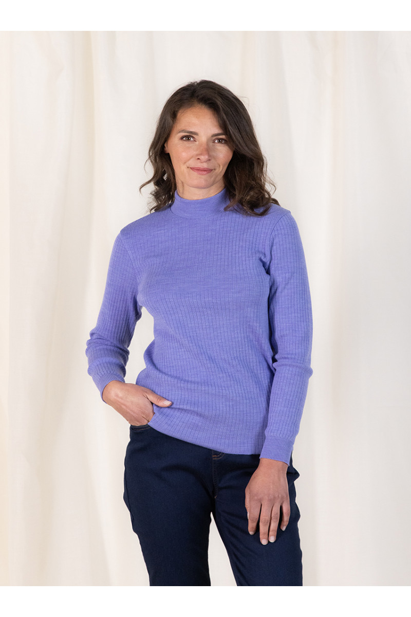 Pull col cheminee femme - 3 Monsieur Solfin | Fabriqué en France