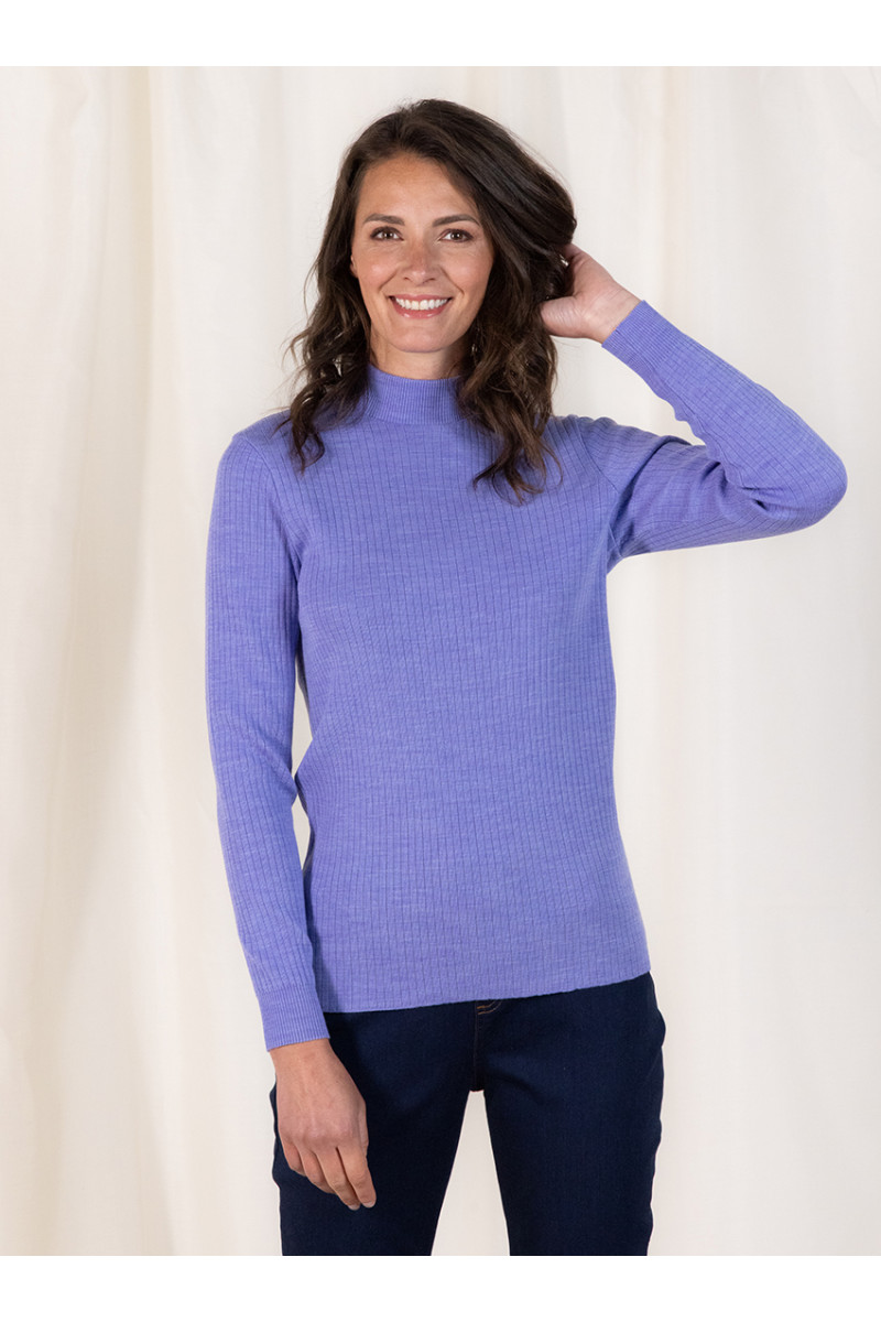 Pull col cheminee femme - 8 Monsieur Solfin | Fabriqué en France