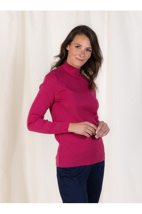 Pull col cheminee femme - 1 Monsieur Solfin | Fabriqué en France 2