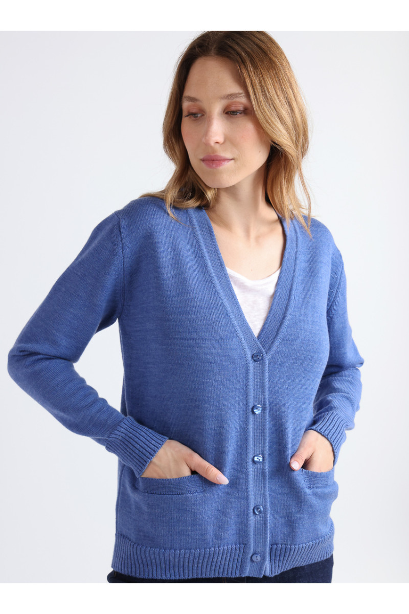 Gilet laine en jersey épais - 6 Monsieur Solfin | Fabriqué en France