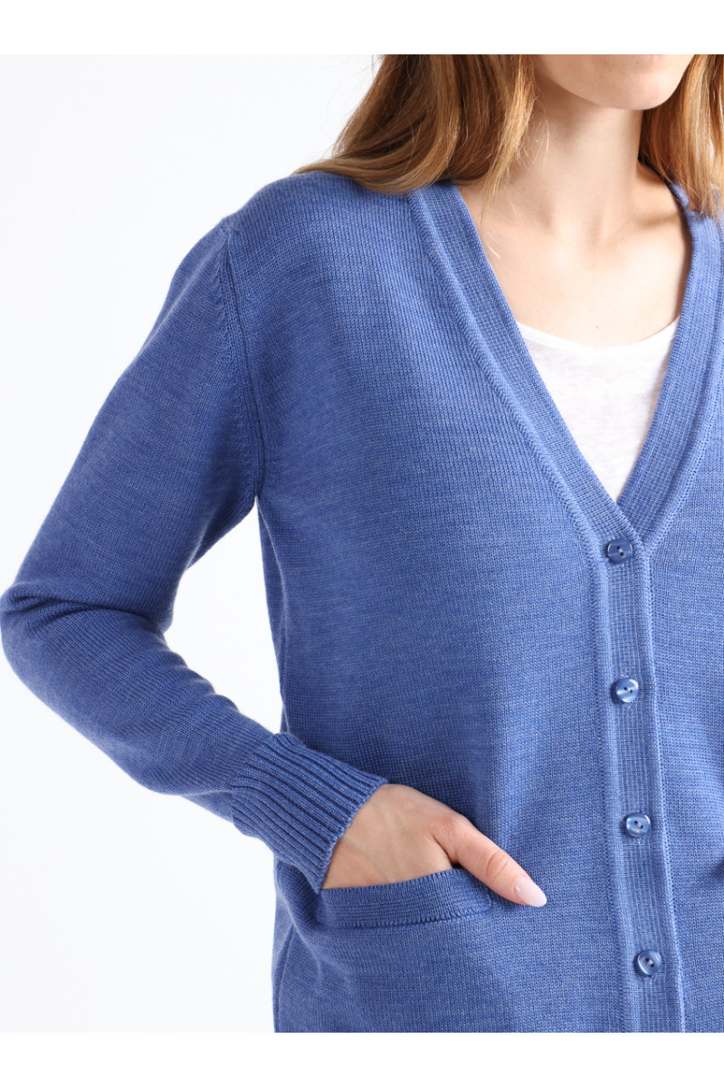 Gilet laine en jersey épais - 7 Monsieur Solfin | Fabriqué en France