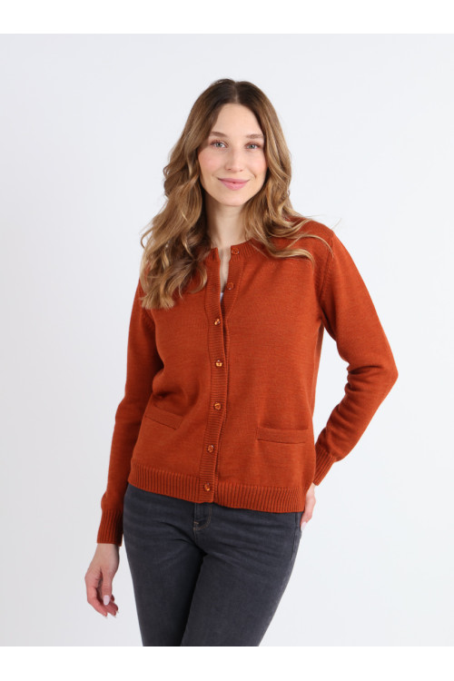 Cardigan en laine jersey épais - 1 Monsieur Solfin | Fabriqué en France