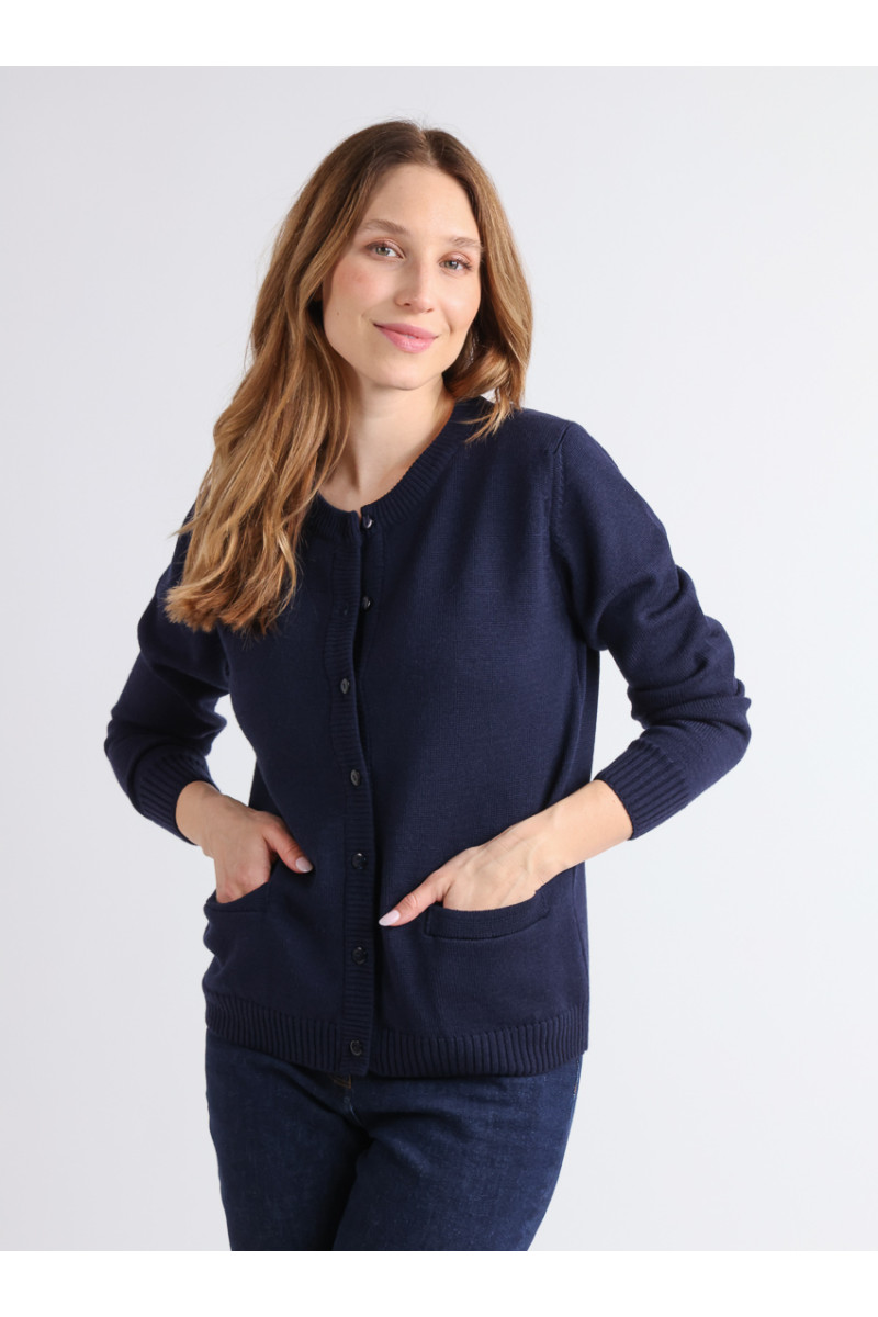 Cardigan en laine jersey épais - 11 Monsieur Solfin | Fabriqué en France