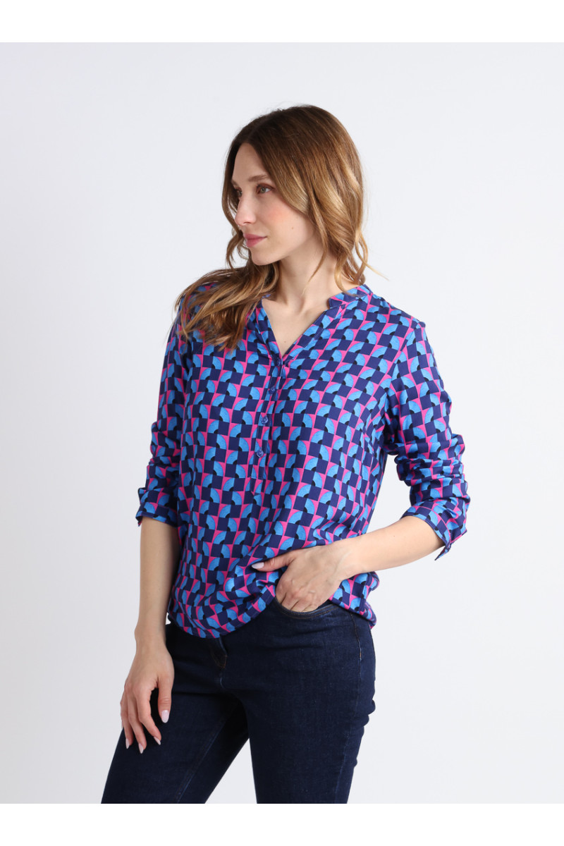 Blouse en viscose chaude - 2 Monsieur Solfin | Fabriqué en France Blouse en viscose chaude - 2 Monsieur Solfin | Fabriqué en France
