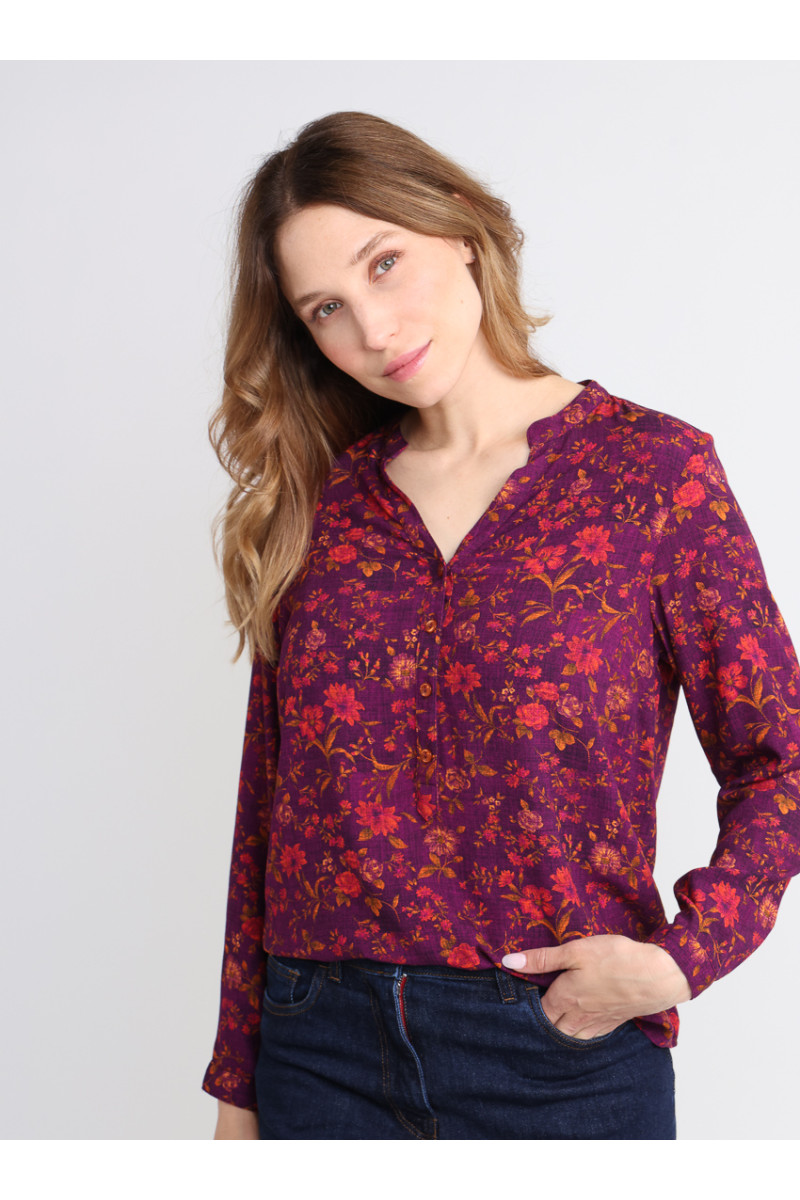 Blouse en viscose chaude - 6 Monsieur Solfin | Fabriqué en France