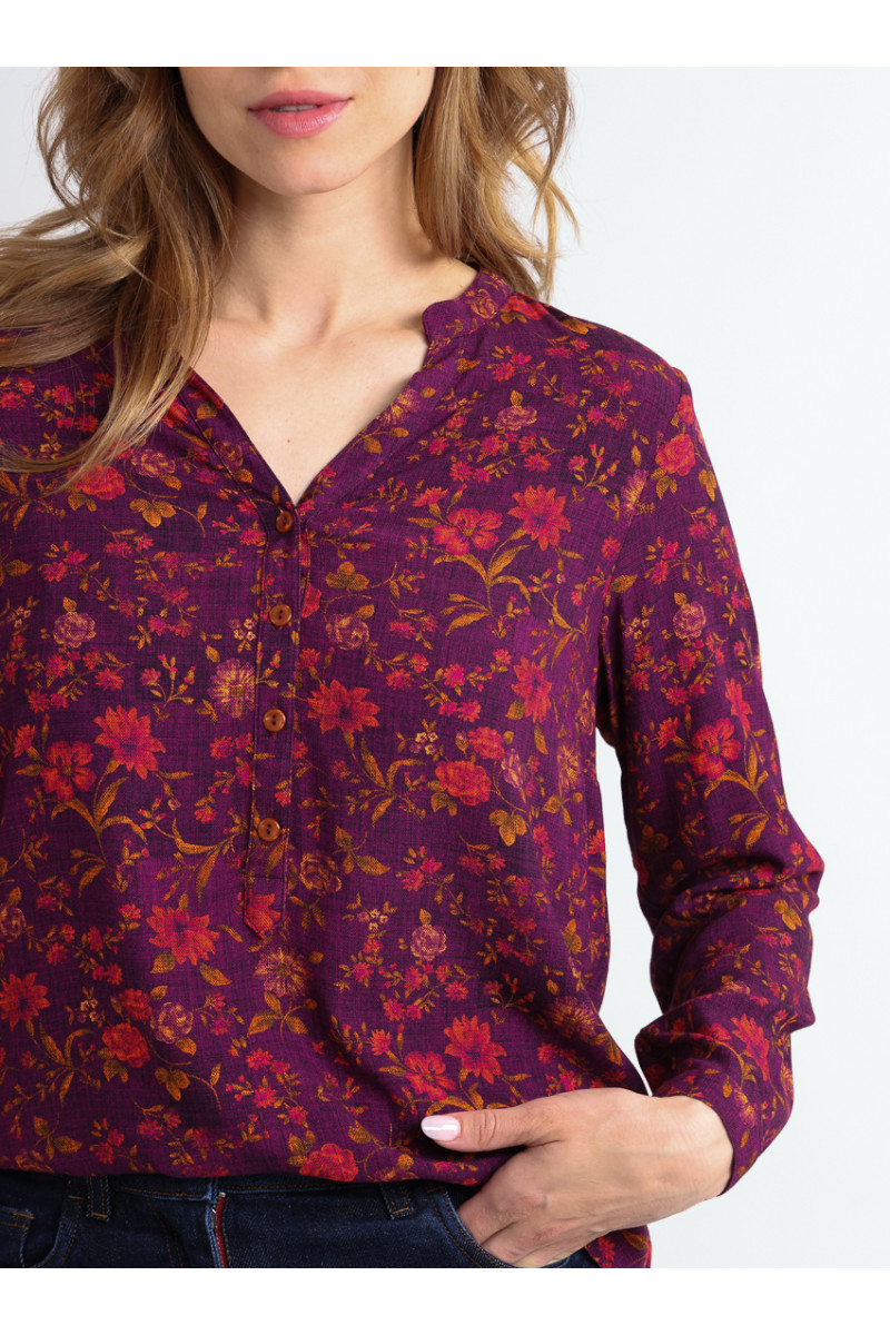 Blouse en viscose chaude - 7 Monsieur Solfin | Fabriqué en France