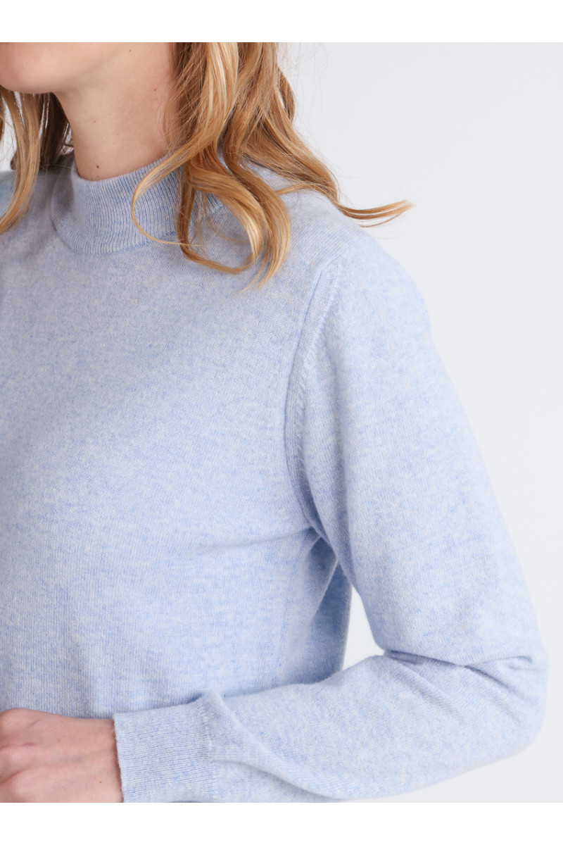 Pull col cheminee cachemire - 9 Monsieur Solfin | Fabriqué en France