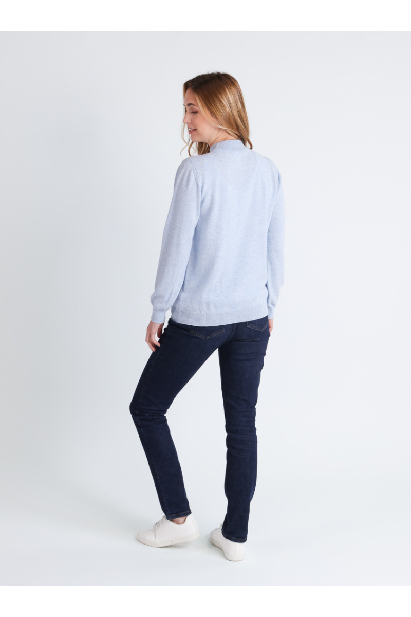 Pull col cheminee cachemire - 10 Monsieur Solfin | Fabriqué en France