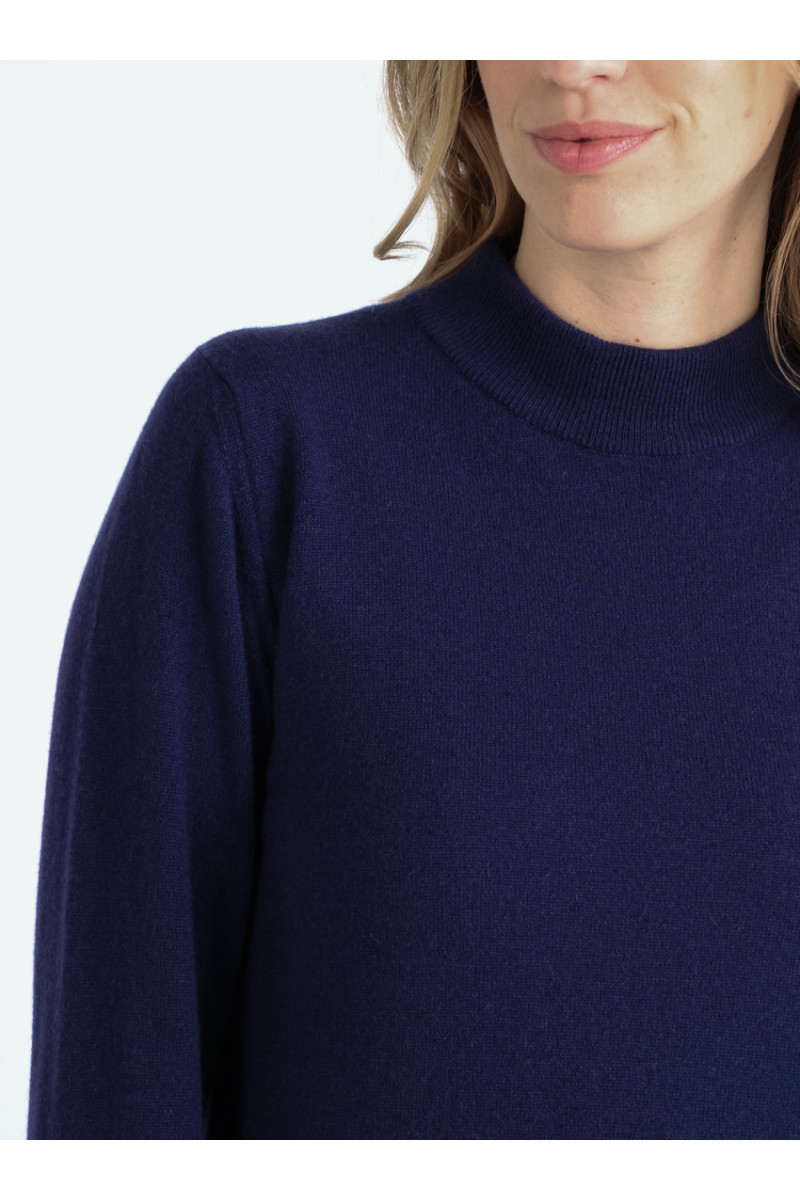Pull col cheminee cachemire - 12 Monsieur Solfin | Fabriqué en France