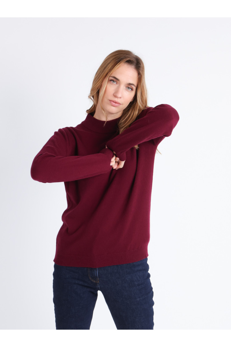 Pull col cheminee cachemire - 14 Monsieur Solfin | Fabriqué en France