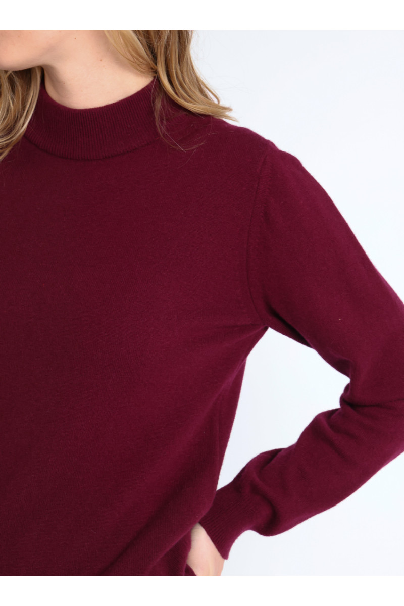 Pull col cheminee cachemire - 16 Monsieur Solfin | Fabriqué en France