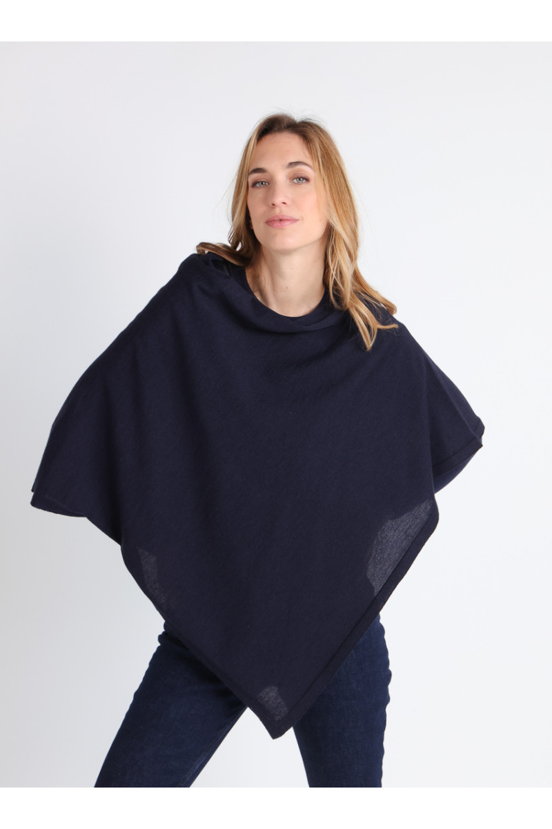 Poncho en laine - 2 Monsieur Solfin | Fabriqué en France