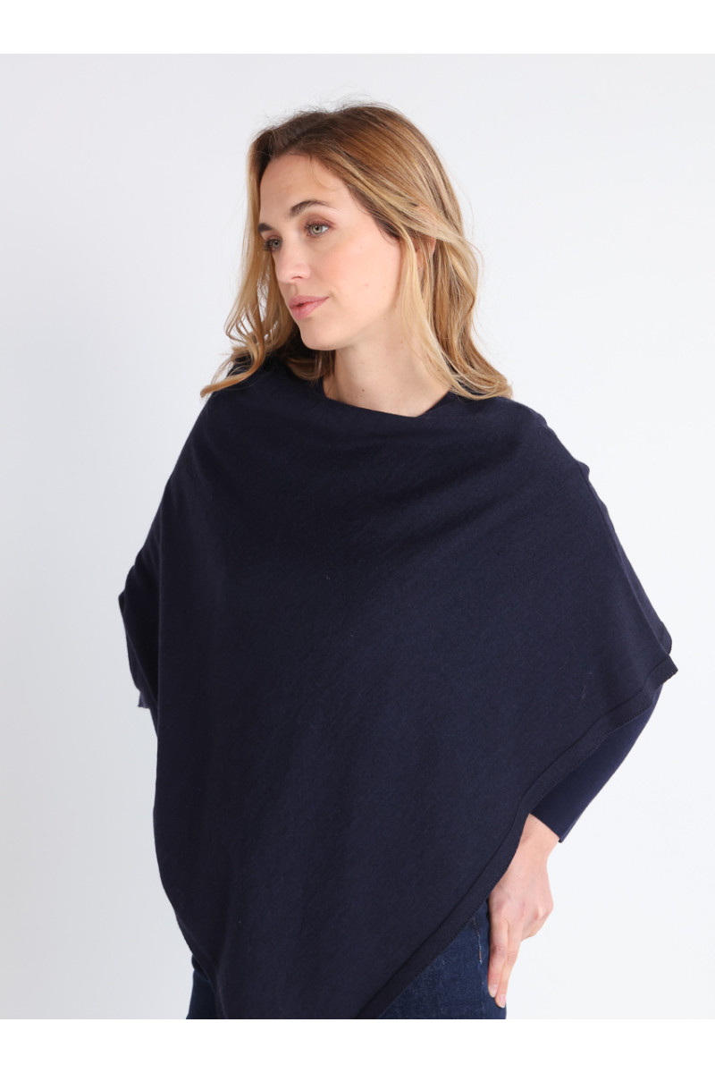 Poncho en laine - 3 Monsieur Solfin | Fabriqué en France