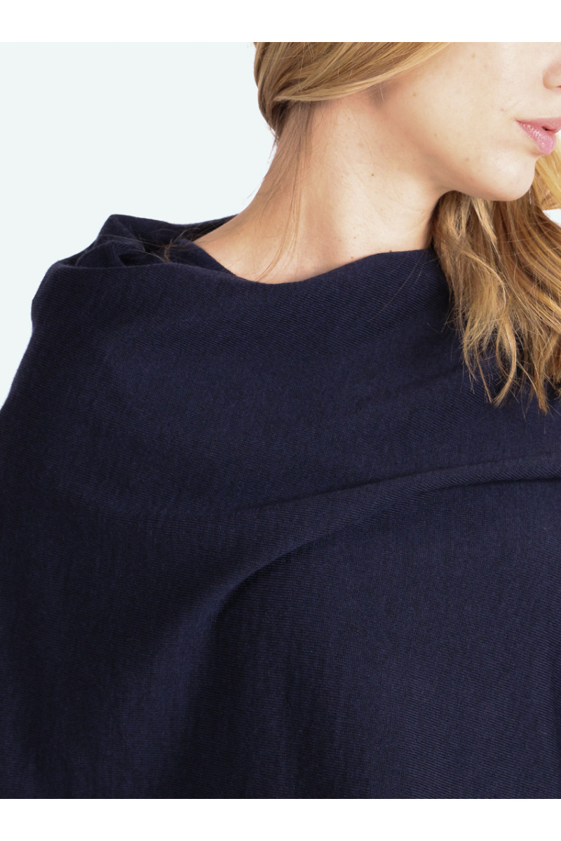 Poncho en laine - 4 Monsieur Solfin | Fabriqué en France