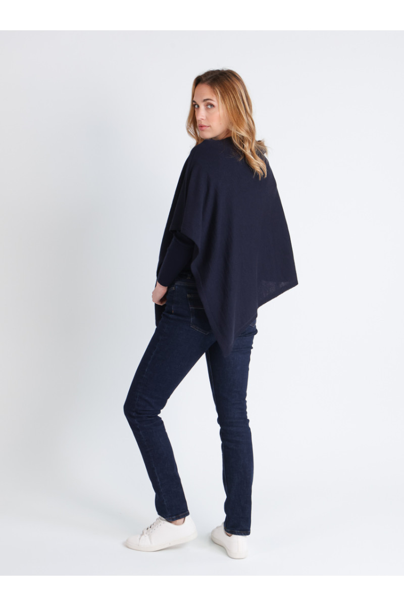 Poncho en laine - 5 Monsieur Solfin | Fabriqué en France
