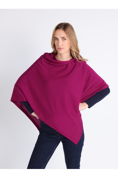 Poncho en laine - 1 Monsieur Solfin | Fabriqué en France