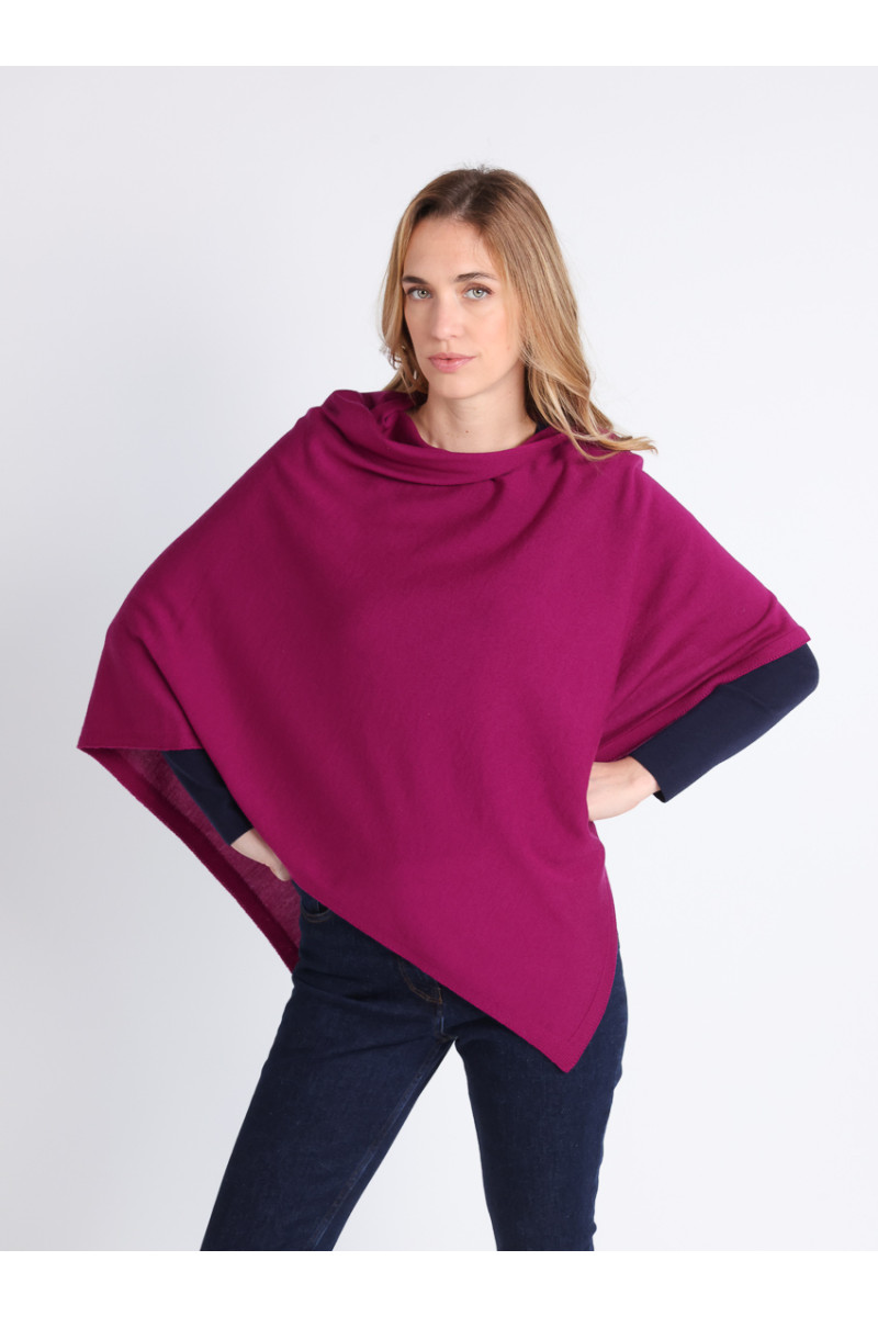 Poncho en laine - 1 Monsieur Solfin | Fabriqué en France