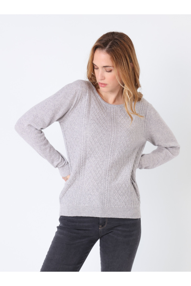 Pull en cachemire et laine - 1 Monsieur Solfin | Fabriqué en France