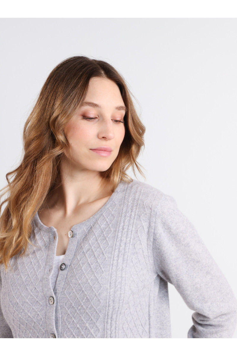 Cardigan en cachemire et laine - 3 Monsieur Solfin | Fabriqué en France