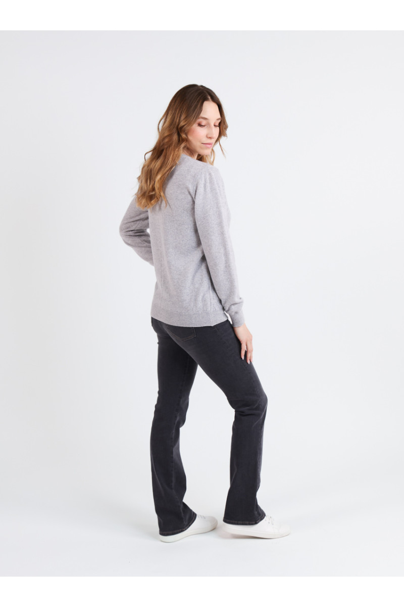 Cardigan en cachemire et laine - 5 Monsieur Solfin | Fabriqué en France