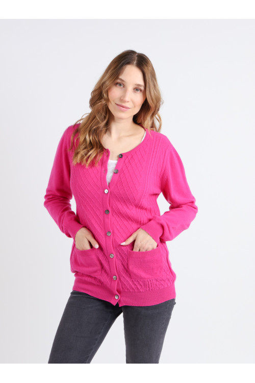 Cardigan en cachemire et laine - 1 Monsieur Solfin | Fabriqué en France