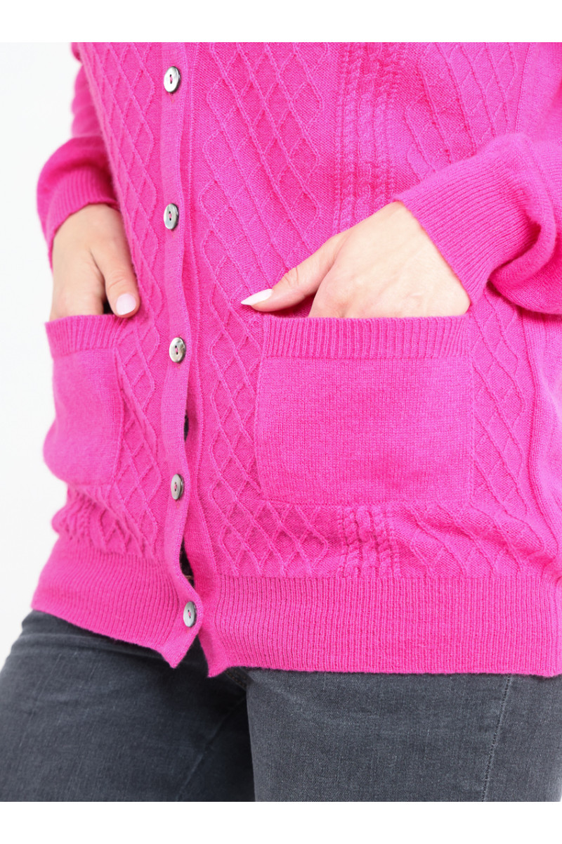Cardigan en cachemire et laine - 7 Monsieur Solfin | Fabriqué en France