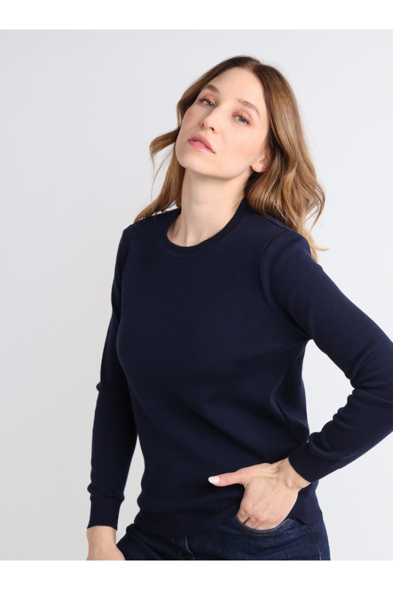 Pull en laine col rond - 6 Monsieur Solfin | Fabriqué en France