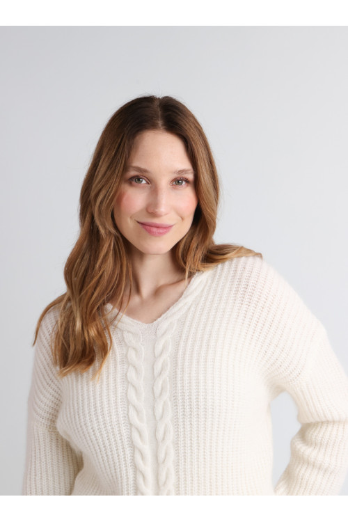 Pull maille perlée - 1 Monsieur Solfin | Fabriqué en France 2