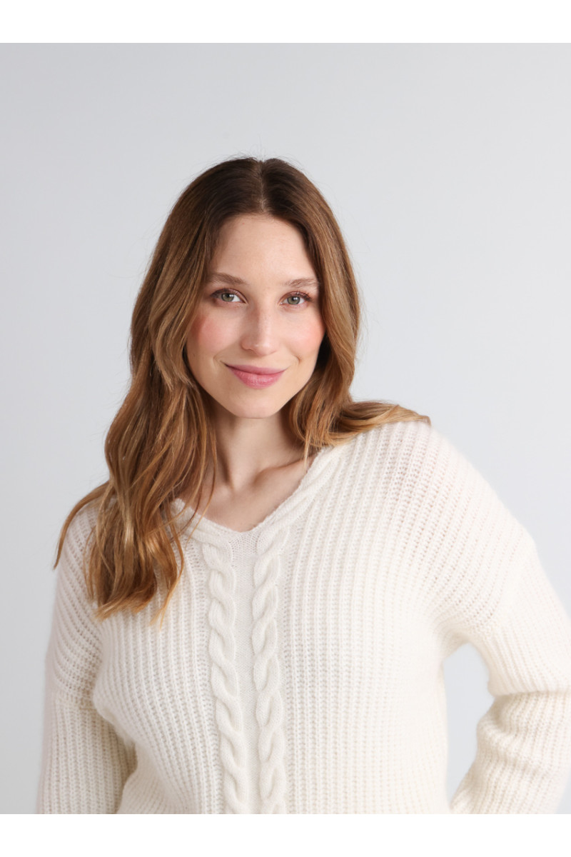 Pull maille perlée - 6 Monsieur Solfin | Fabriqué en France
