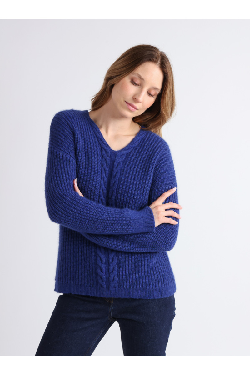 Pull maille perlée - 2 Monsieur Solfin | Fabriqué en France
