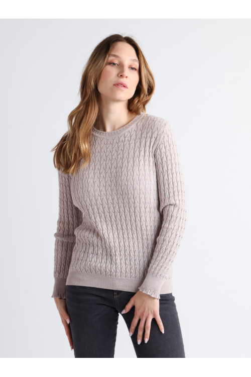 Pull maille fantaisie - 1 Monsieur Solfin | Fabriqué en France