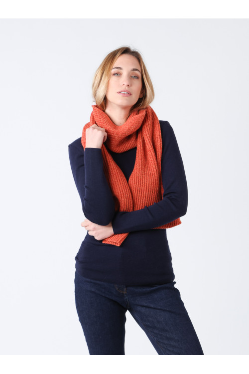 Écharpe en laine recyclée - 1 Monsieur Solfin | Fabriqué en France