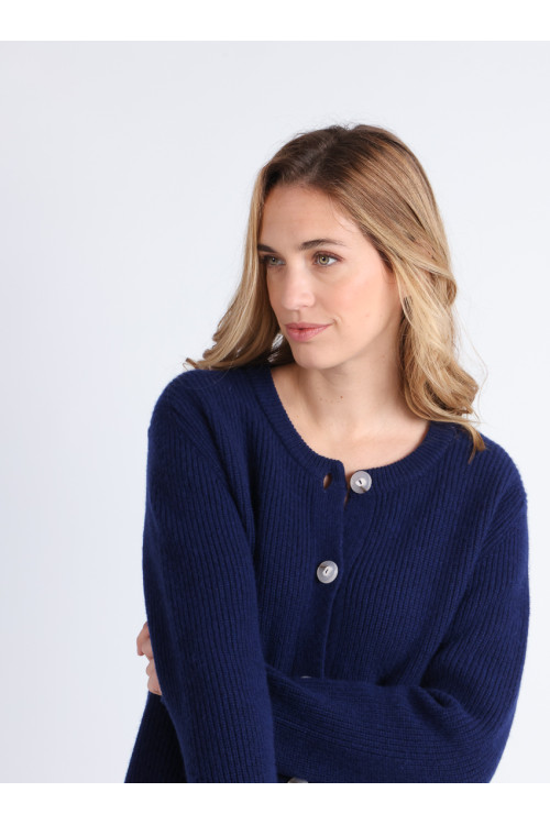 Cardigan en laine mérinos extrafine - 1 Monsieur Solfin | Fabriqué en France 2