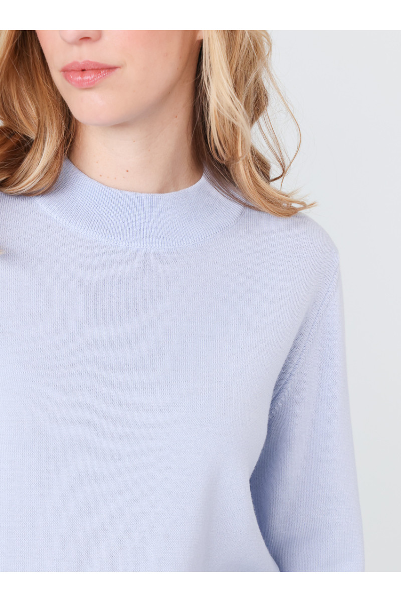 Pull col cheminée en laine - 5 Monsieur Solfin | Fabriqué en France