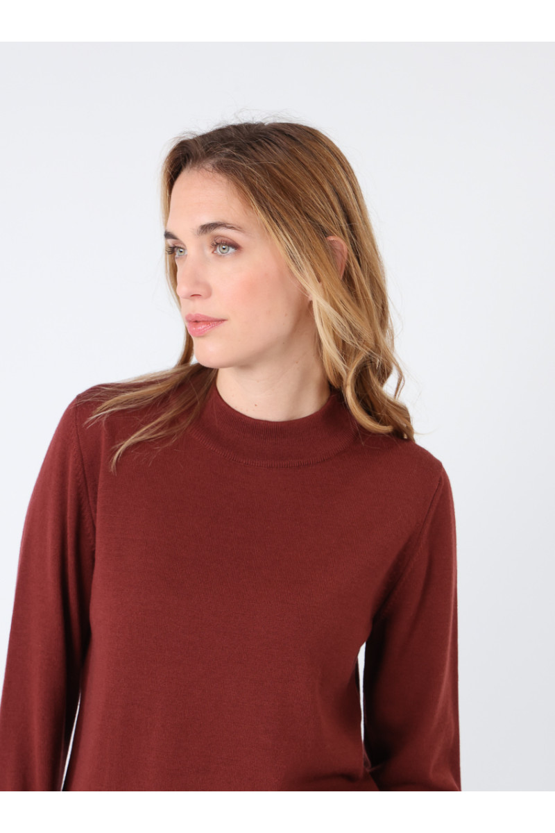 Pull col cheminée en laine - 10 Monsieur Solfin | Fabriqué en France