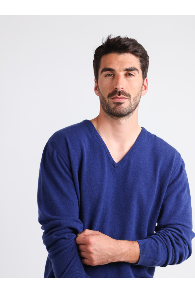 Pull V en laine - 14 Monsieur Solfin | Fabriqué en France