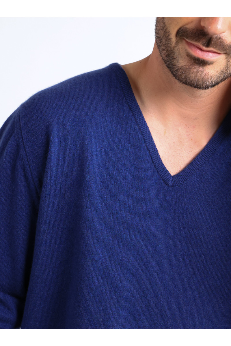 Pull V en laine - 15 Monsieur Solfin | Fabriqué en France