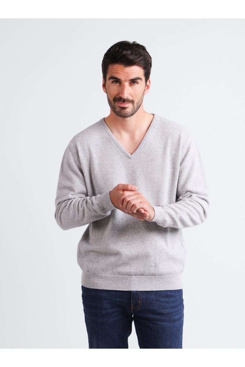 Pull V en laine - 6 Monsieur Solfin | Fabriqué en France