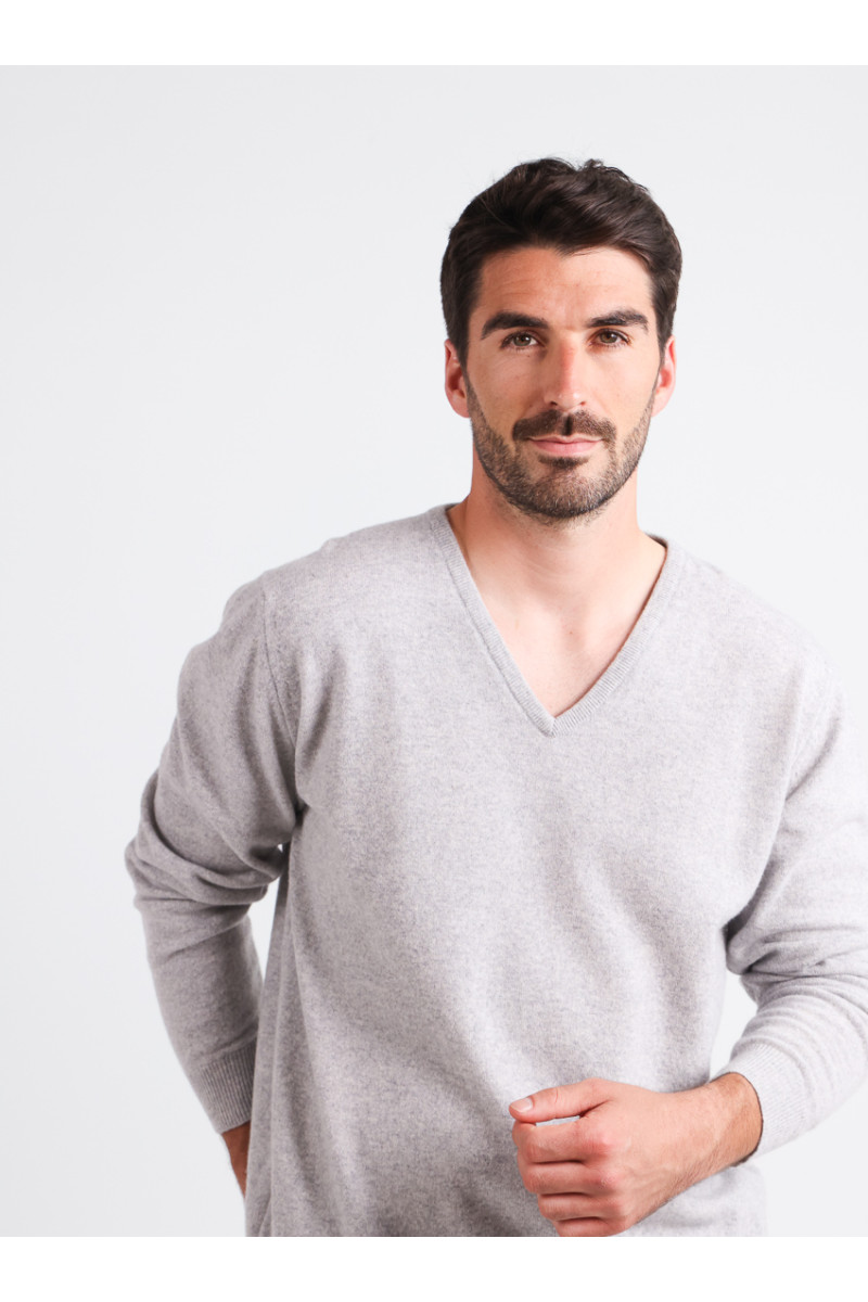 Pull V en laine - 16 Monsieur Solfin | Fabriqué en France