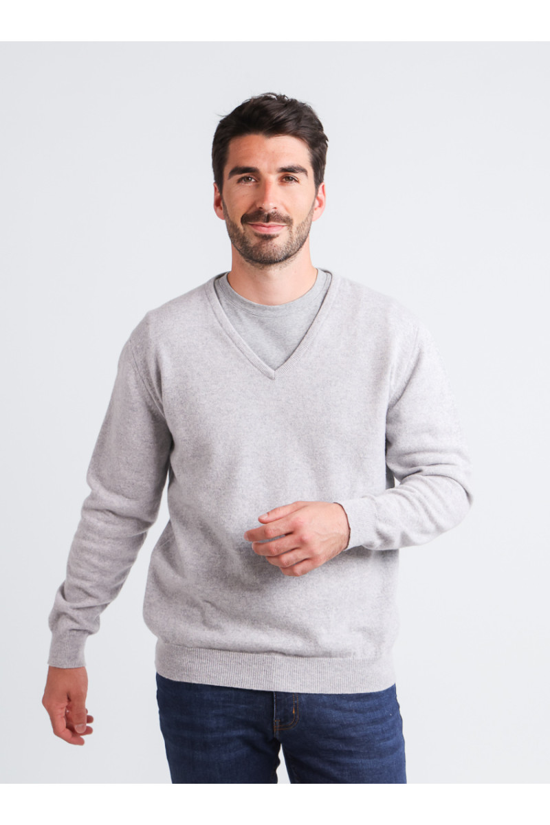 Pull V en laine - 18 Monsieur Solfin | Fabriqué en France